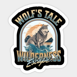 Wild Wolf - Wilderness Adventure Sticker